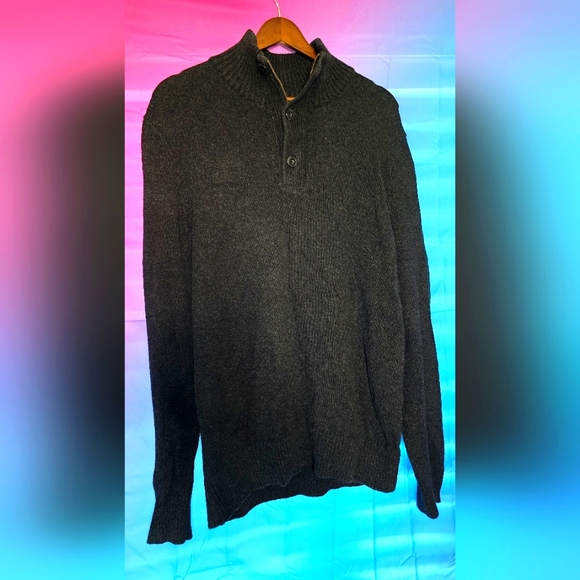 American Eagle Outfitters men's sweater grey Large Athletic fit - Picture 1 of 5